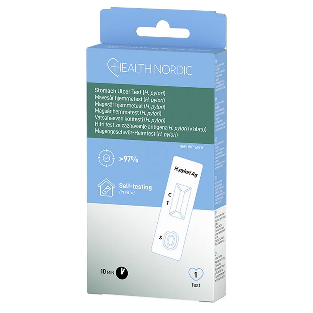 Health Nordic, test Helicobacter pylori (1 komplet)