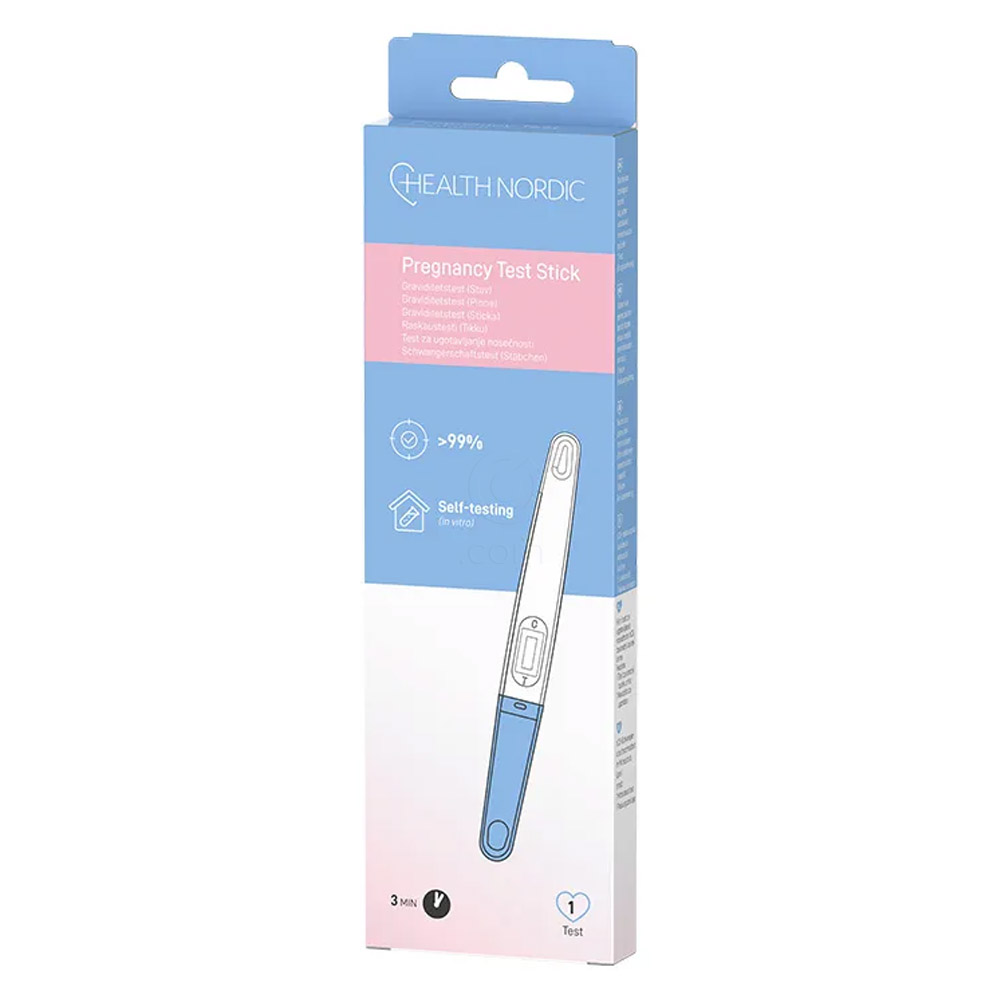 Health Nordic, test nosečnosti - palčka (1 komplet)