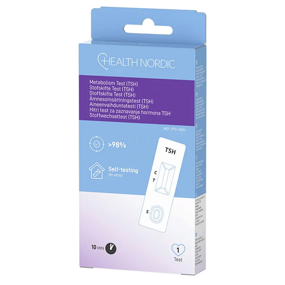 Health Nordic, test za merjenje ravni hormona TSH (1 komplet)