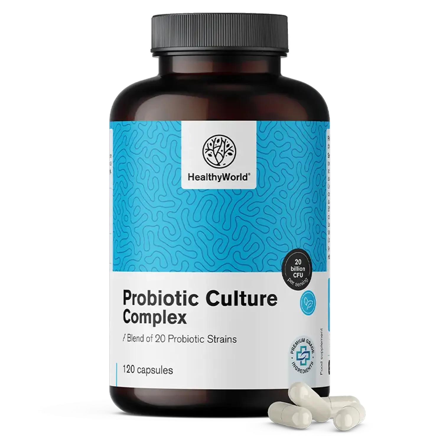 HealthyWorld Probiotic Culture, kapsule (120 kapsul)