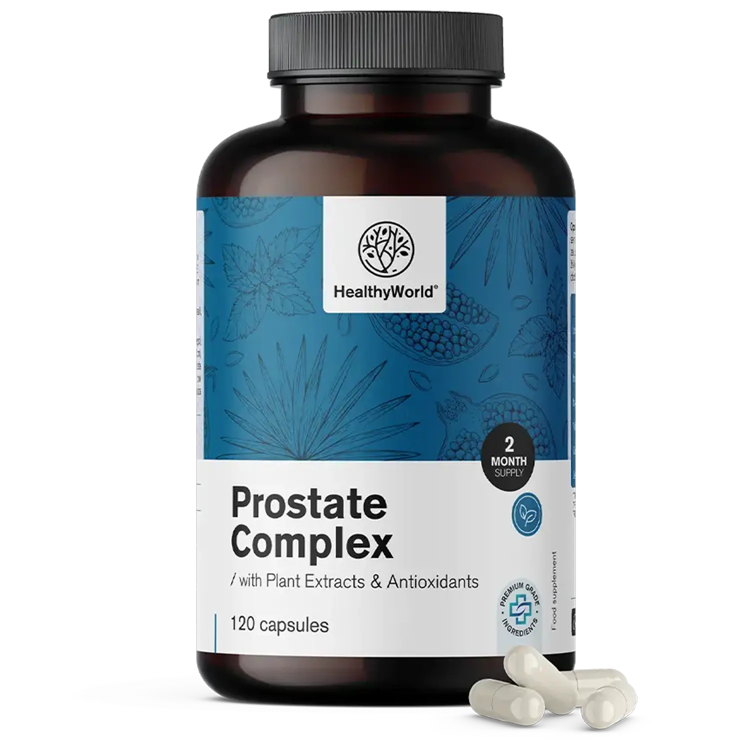 HealthyWorld Prostata kompleks, kapsule (120 kapsul)
