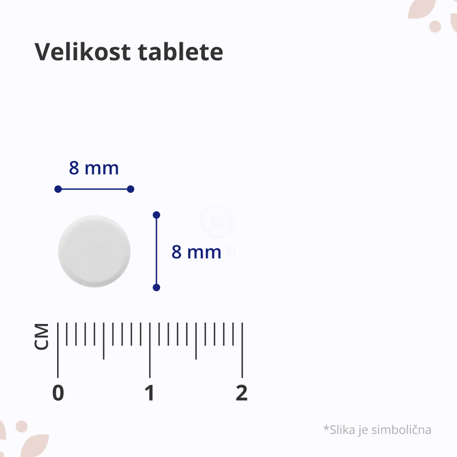 d3 in k2 velikost tablete
