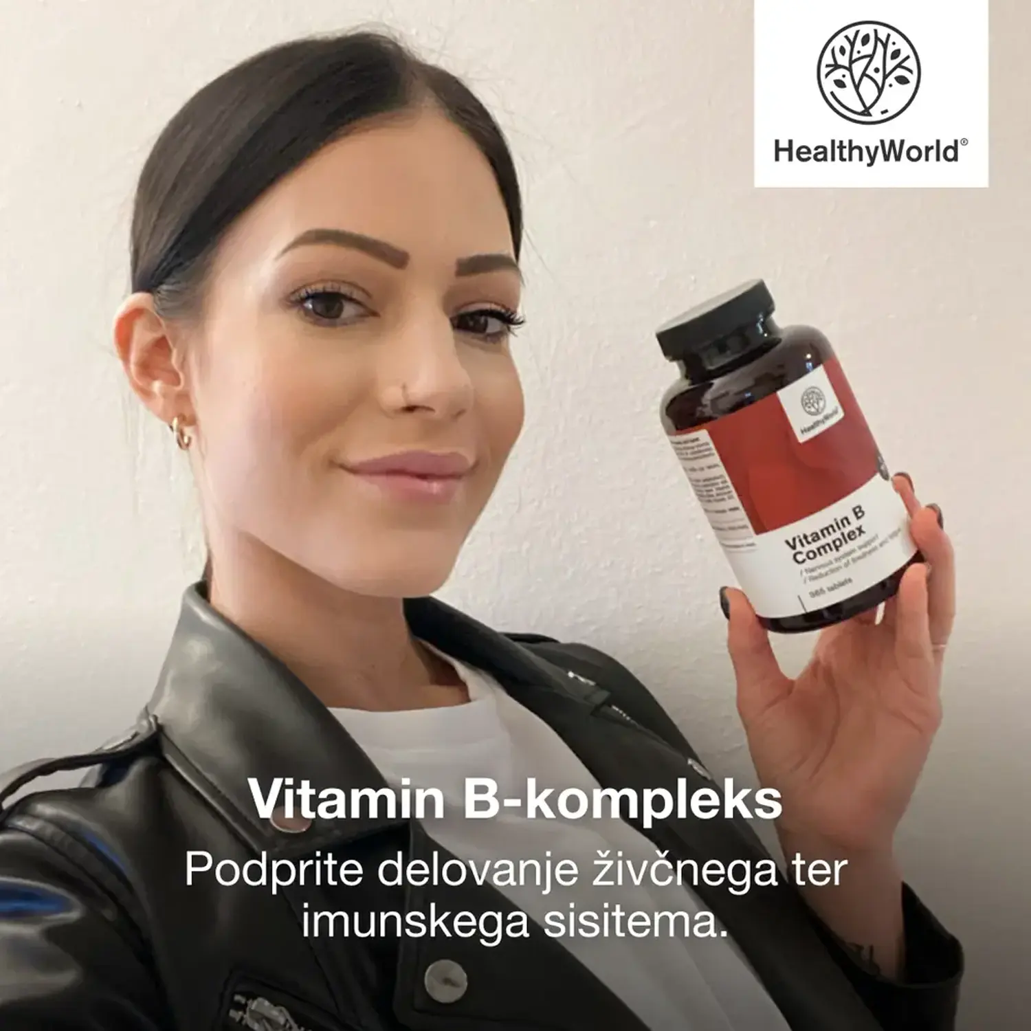 HealthyWorld Vitamin B-kompleks, tablete (365 tablet)