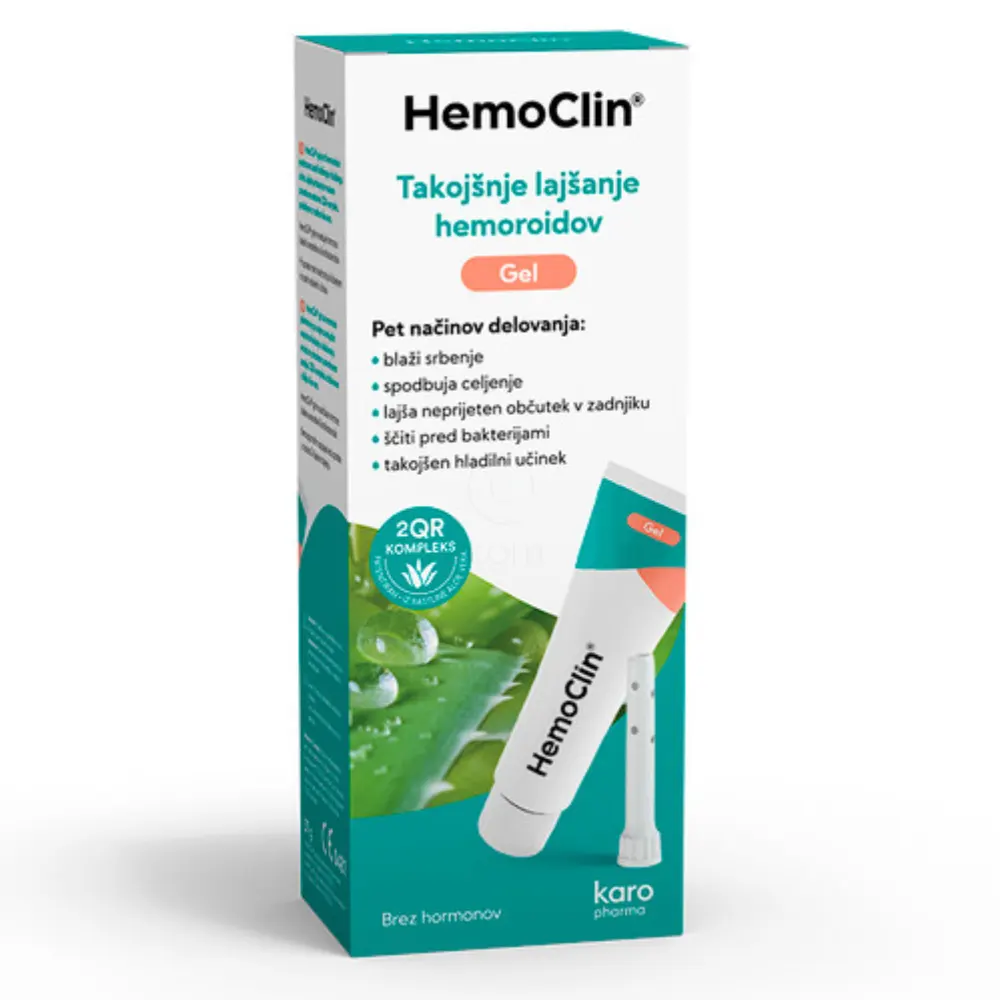 HemoClin gel, tuba z aplikatorjem (37 g)