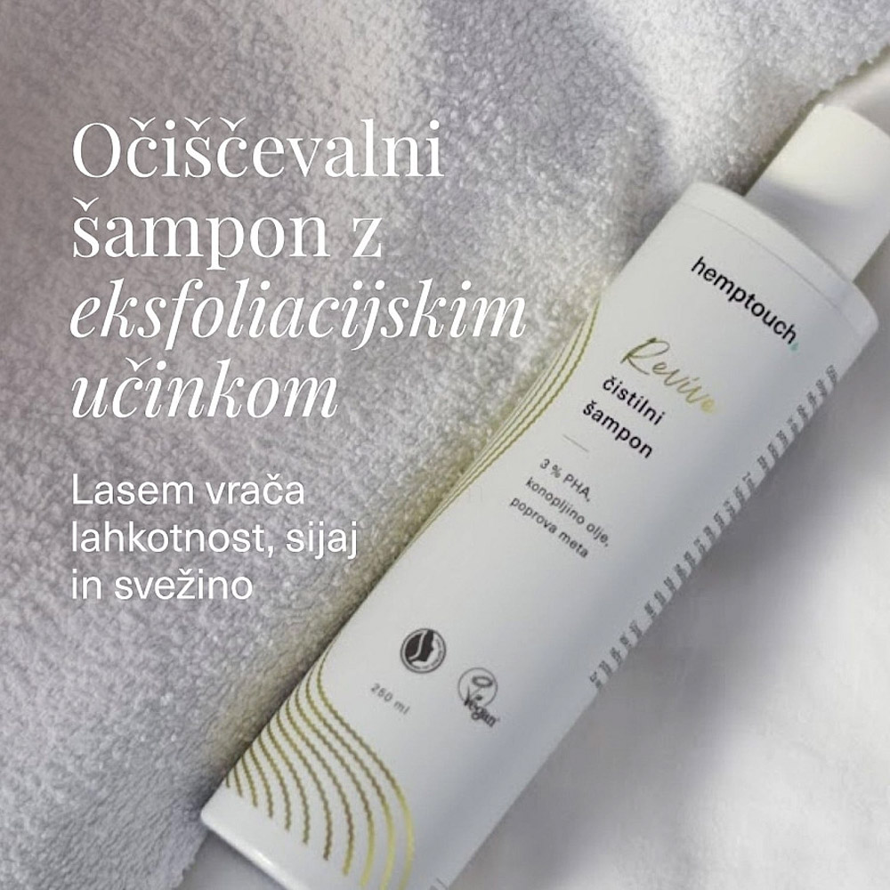 Hemptouch Revive, čistilni šampon (250 ml)