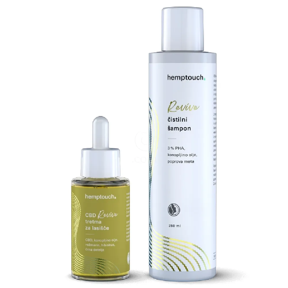 Hemptouch Revive, set za lase (50 ml + 250 ml)