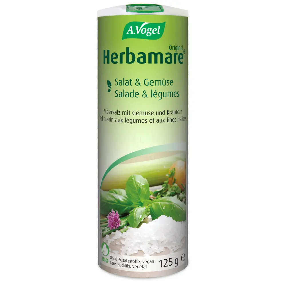 Herbamare Original, zeliščna morska sol (125 g)