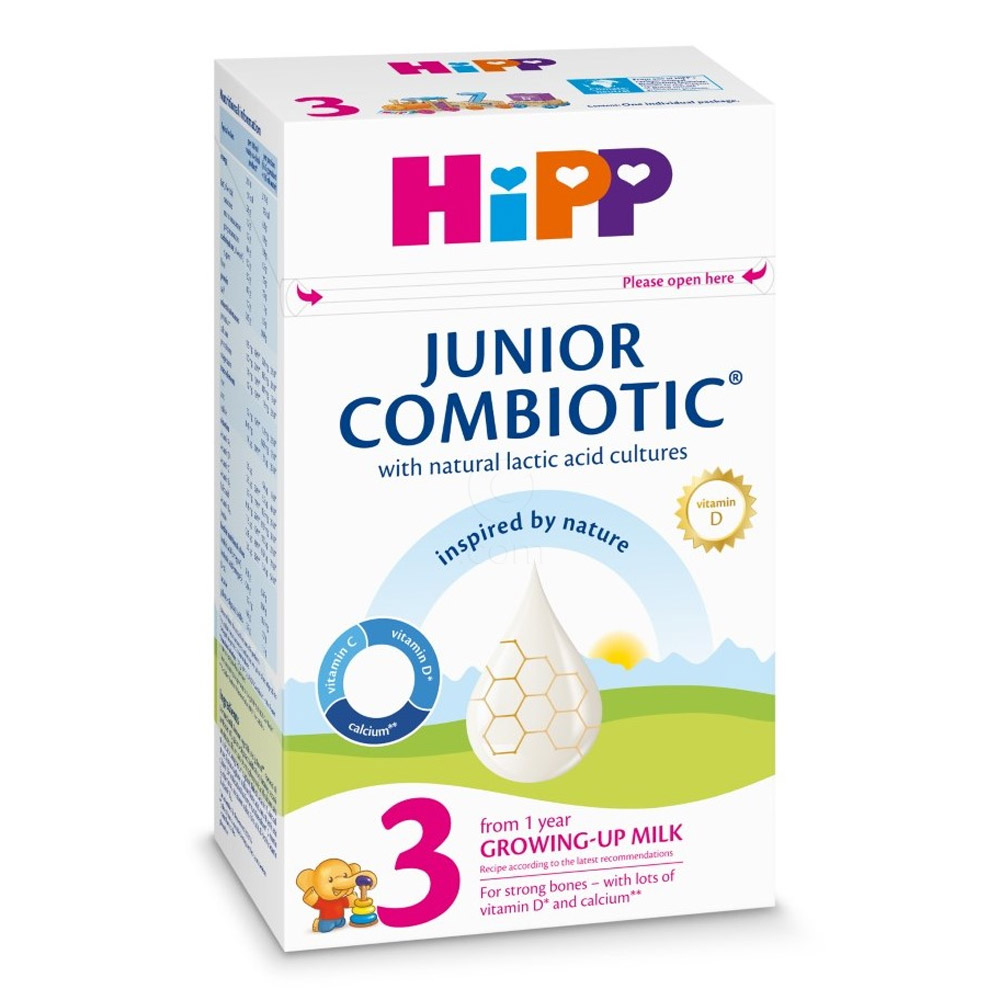 HiPP 3 Combiotic Junior, nadaljevalno mleko - od 1. leta dalje (500 g)