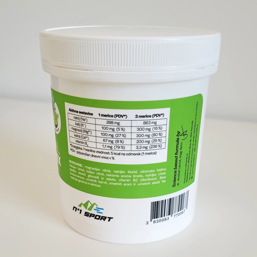N°1 Sport Professional Hydration Mix, hidracijski napitek - lonček (270 g)