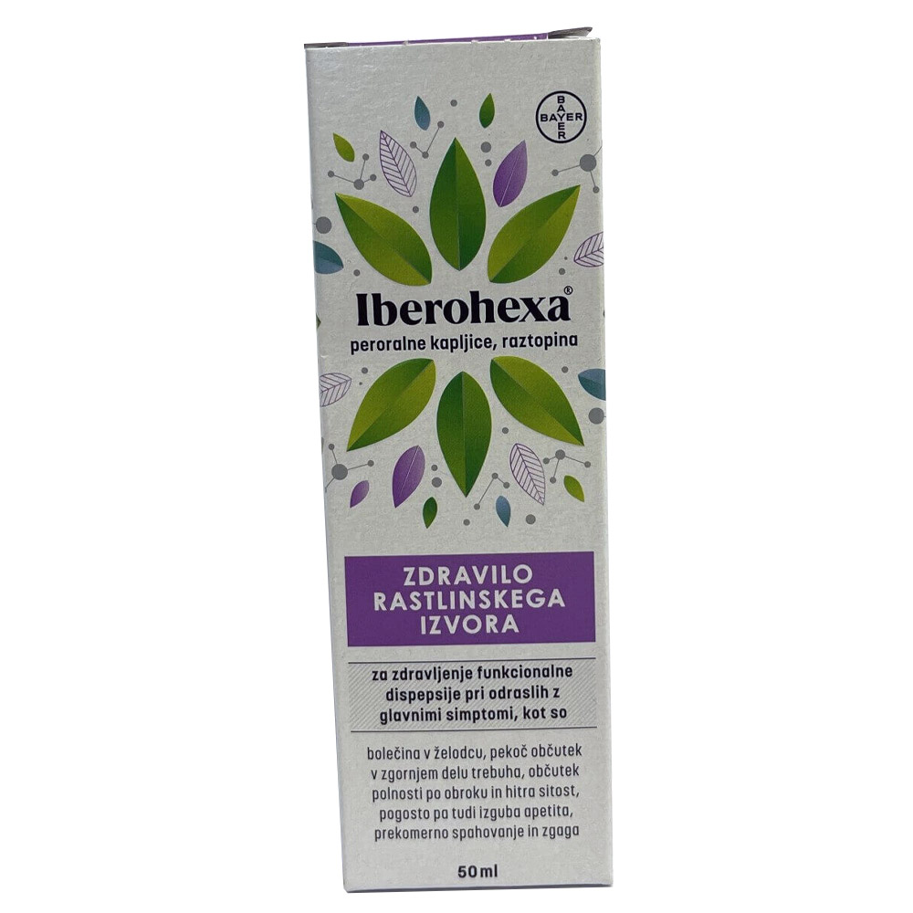 Iberohexa, peoralne kapljice - raztopina (50 ml)