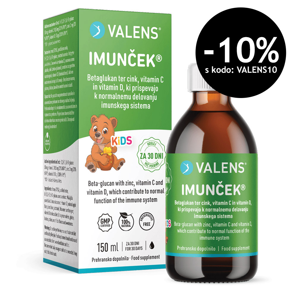 Imunček Valens, sirup za otroke (150 ml)