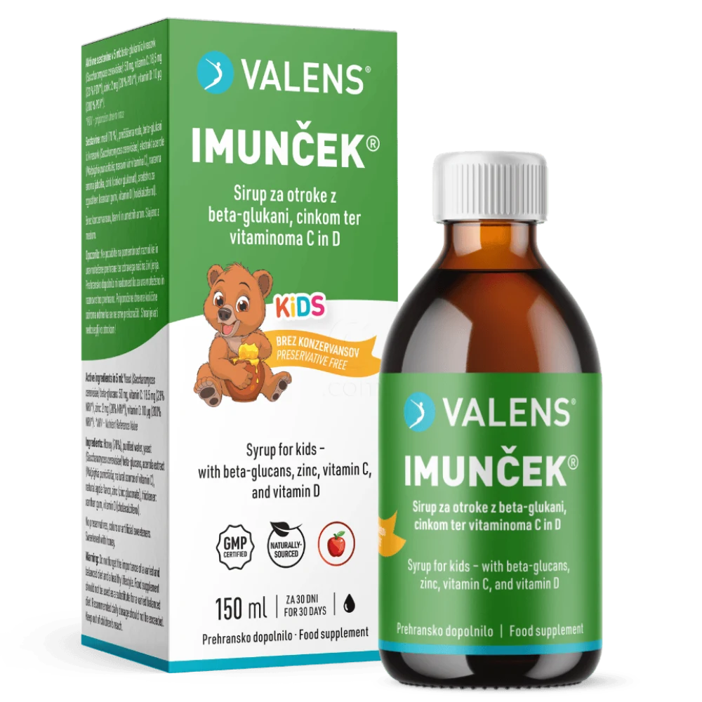 Imunček Valens, sirup za otroke (150 ml)