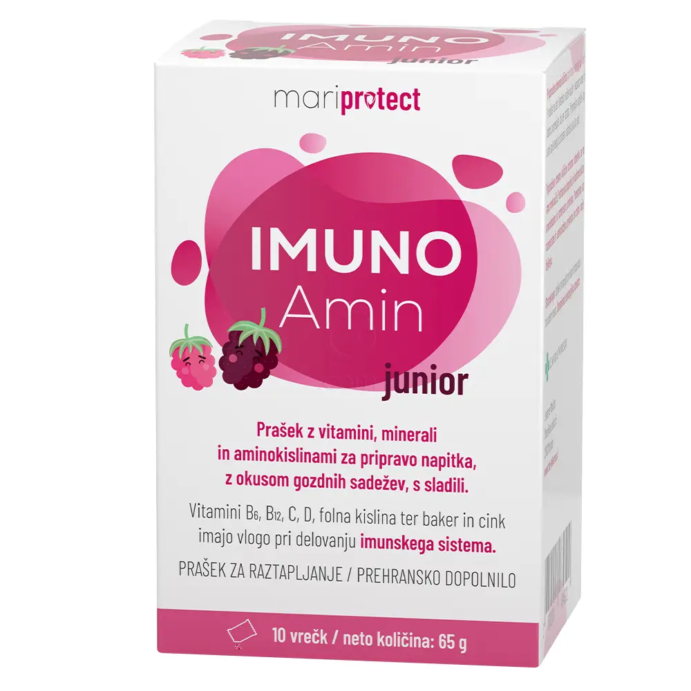 Imuno Amin Junior Mariprotect, vrečke (10 x 6,5 g)