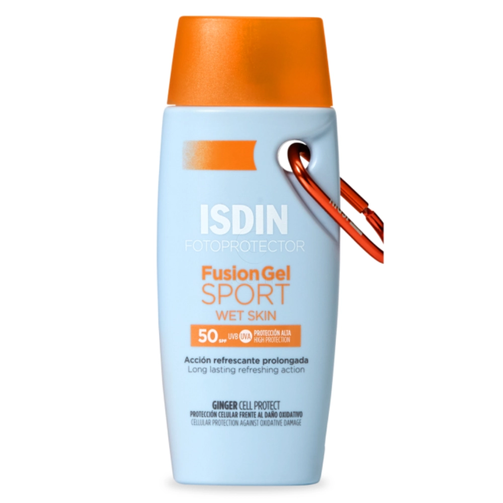 ISDIN Sun Fotoprotector Fusion Gel Sport Wet skin, gel za telo za zaščito pred soncem - ZF50+ (100 ml)