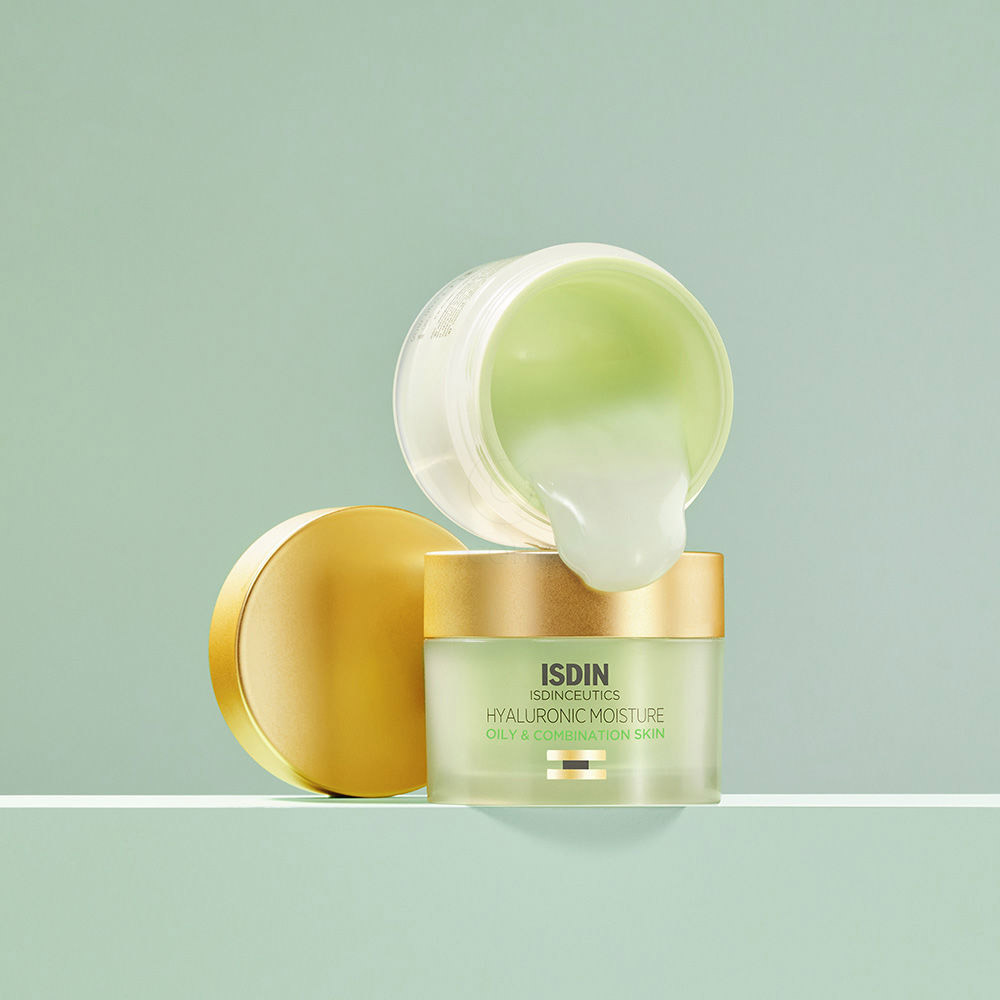 ISDIN Isdinceutics Prevent Hyaluronic Moisture, vlažilna krema za mastno in mešano kožo (50 ml)