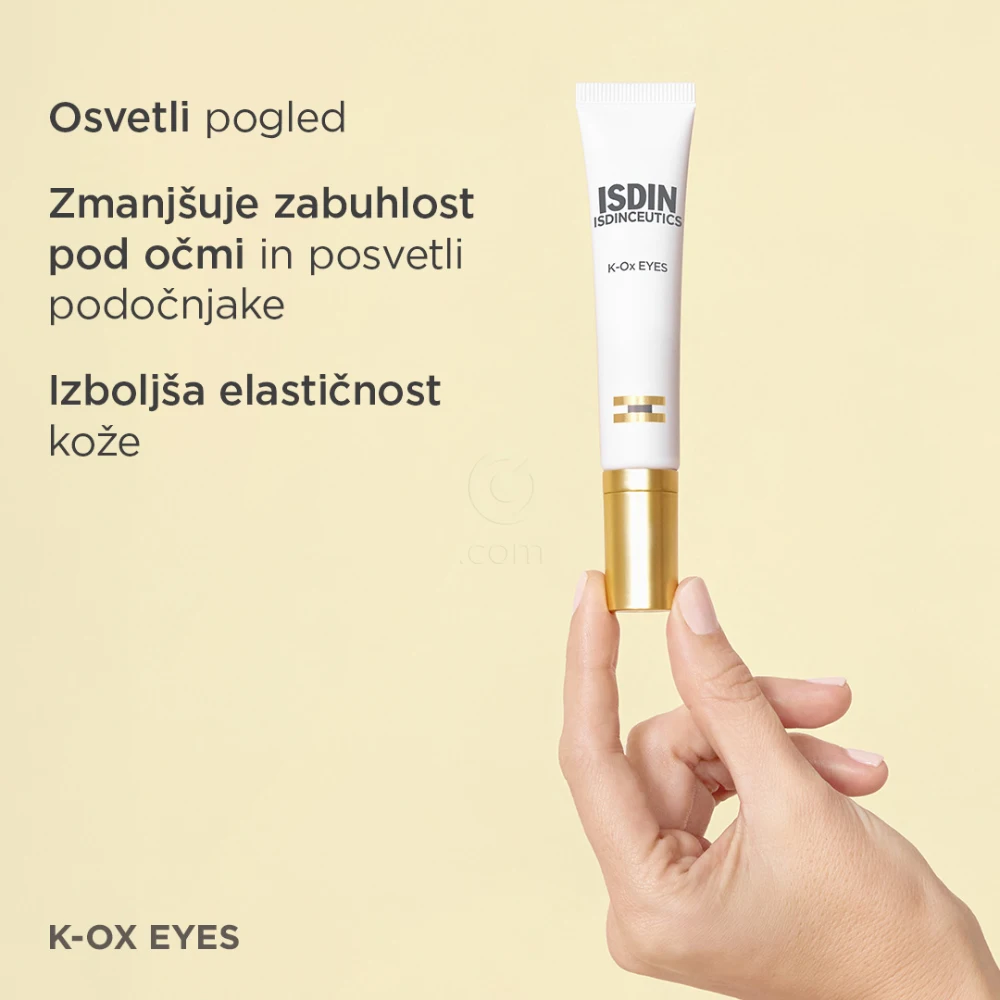 ISDIN Isdinceutics Rejuvenate K-Ox, krema za predel oči s keramičnim aplikatorjem (15 ml)