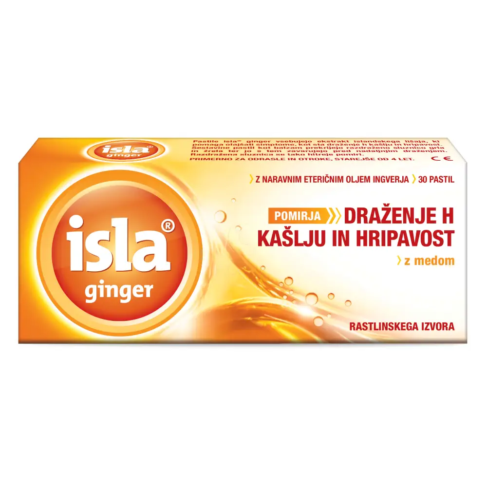 Isla ingver, pastile (30 pastil)
