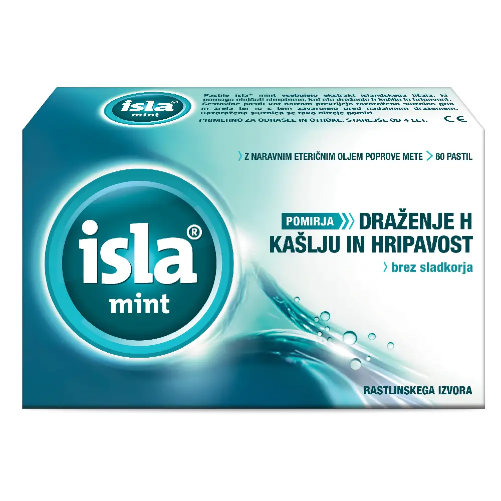Isla mint, pastile (60 pastil)