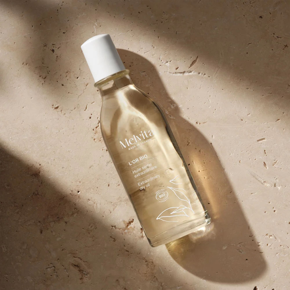 Melvita L'Or Bio, izjemno zlato suho olje za obraz, telo in lase (100 ml)