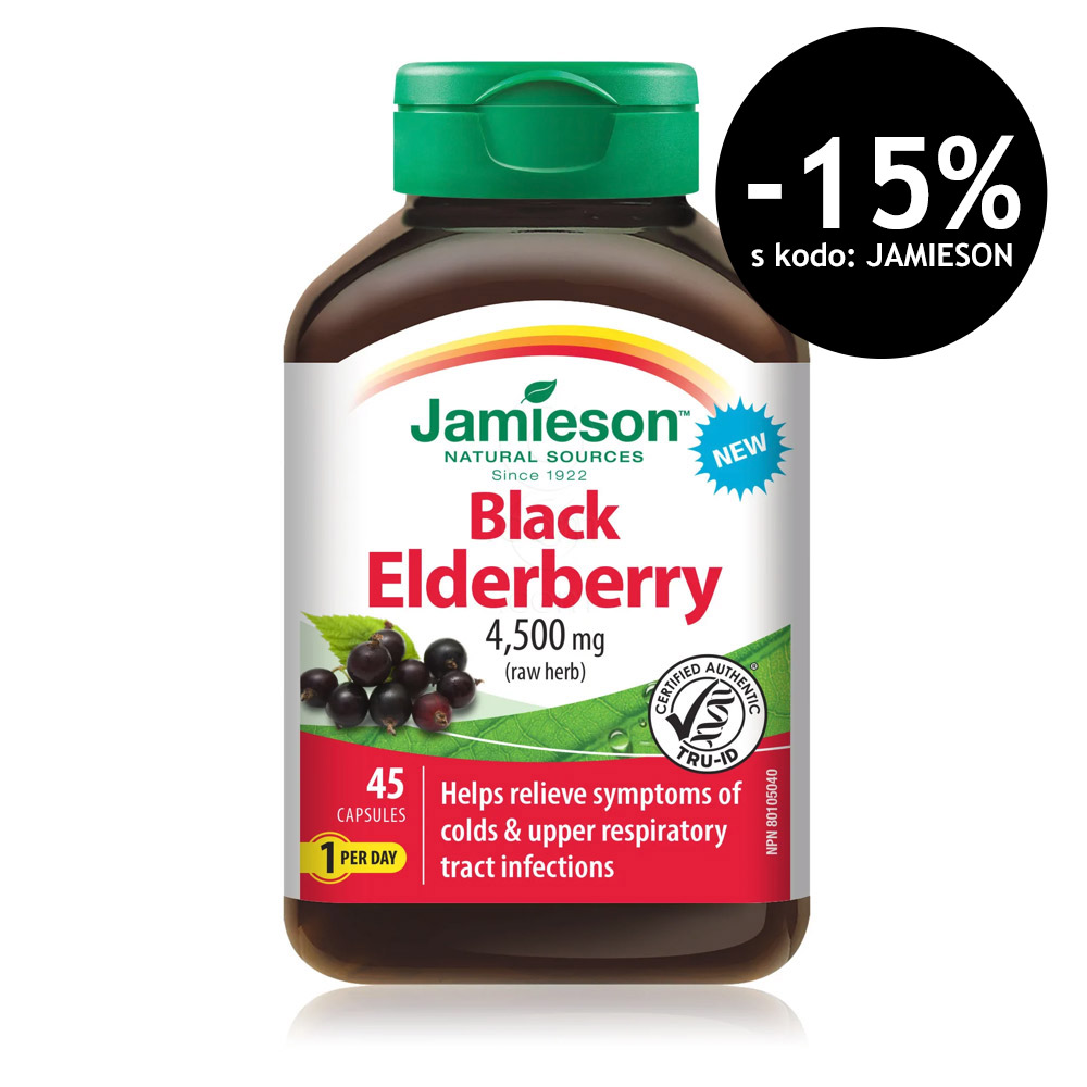 Jamieson Črni bezeg, kapsule (45 kapsule)