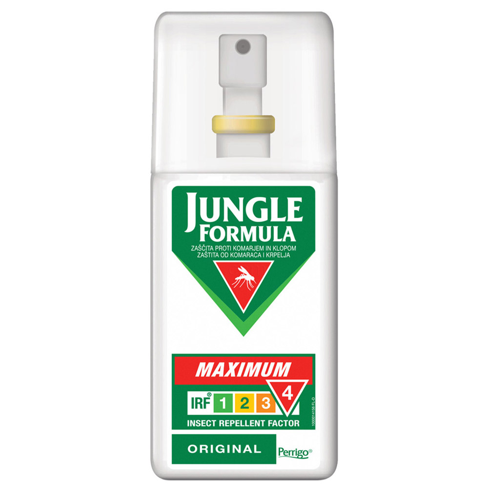 Jungle Formula Maximum Original, zaščita proti komarjem in klopom (75 ml)