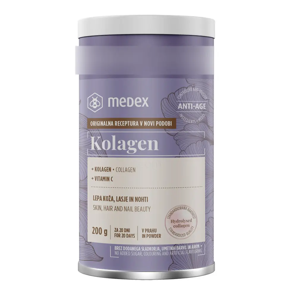 Kolagen v prahu z vitaminom C Medex (200 g)
