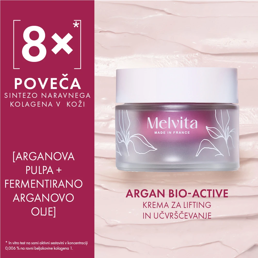 Melvita Argan Bio-Active, krema za lifting in učvrščevanje za normalno do suho kožo (50 ml)