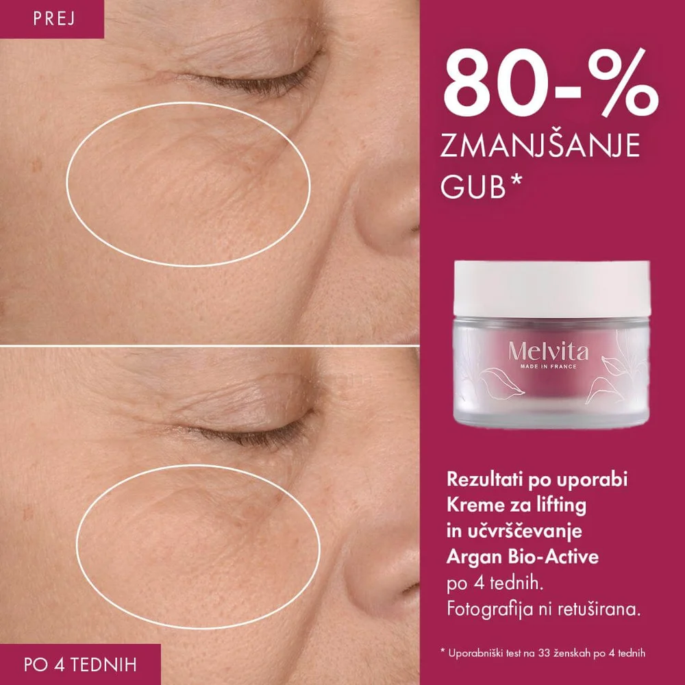 Melvita Argan Bio-Active, krema za lifting in učvrščevanje za normalno do suho kožo (50 ml)