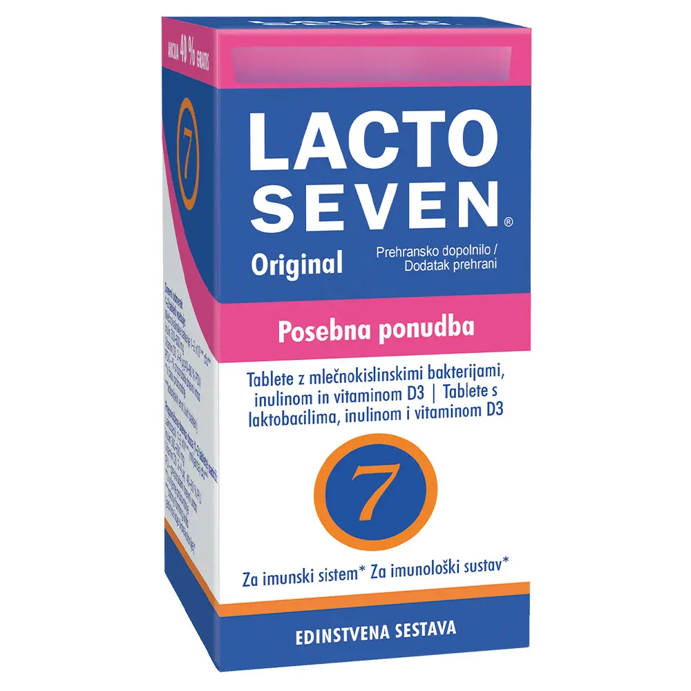 Lactoseven Vitabalans, paket (70 tablet)