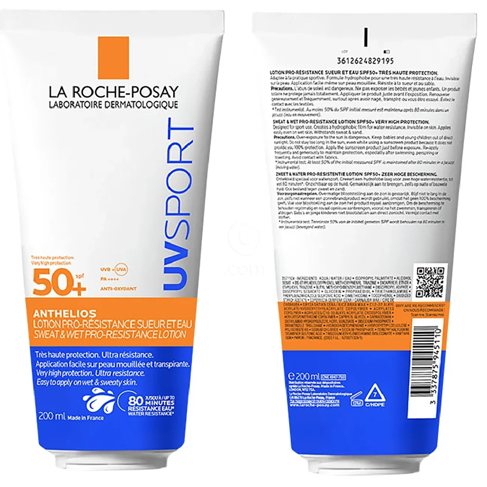 LRP Anthelios UVSport, losjon za zaščito pred soncem ZF50+ (200 ml)