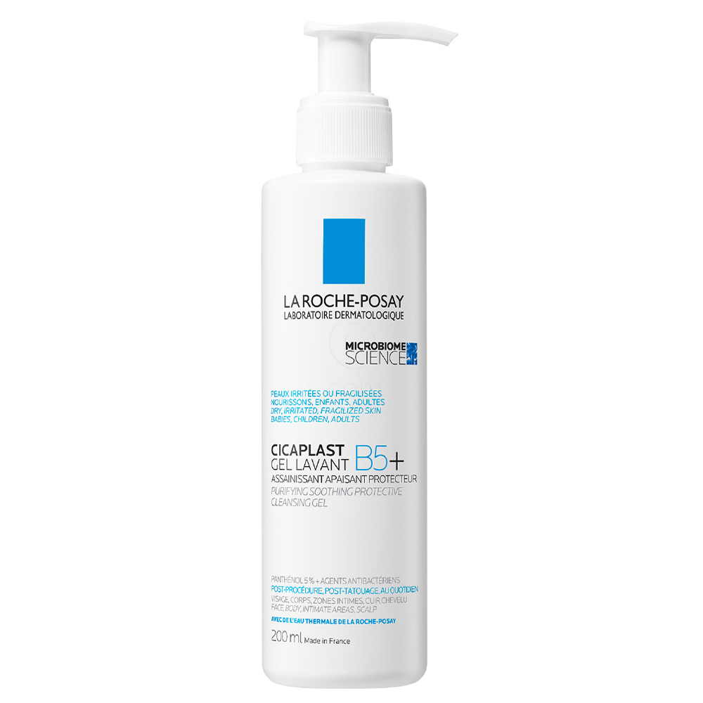 LRP Cicaplast Gel Lavant B5+, umirjevalni in zaščitni gel za vsakodnevno umivanje (200 ml)