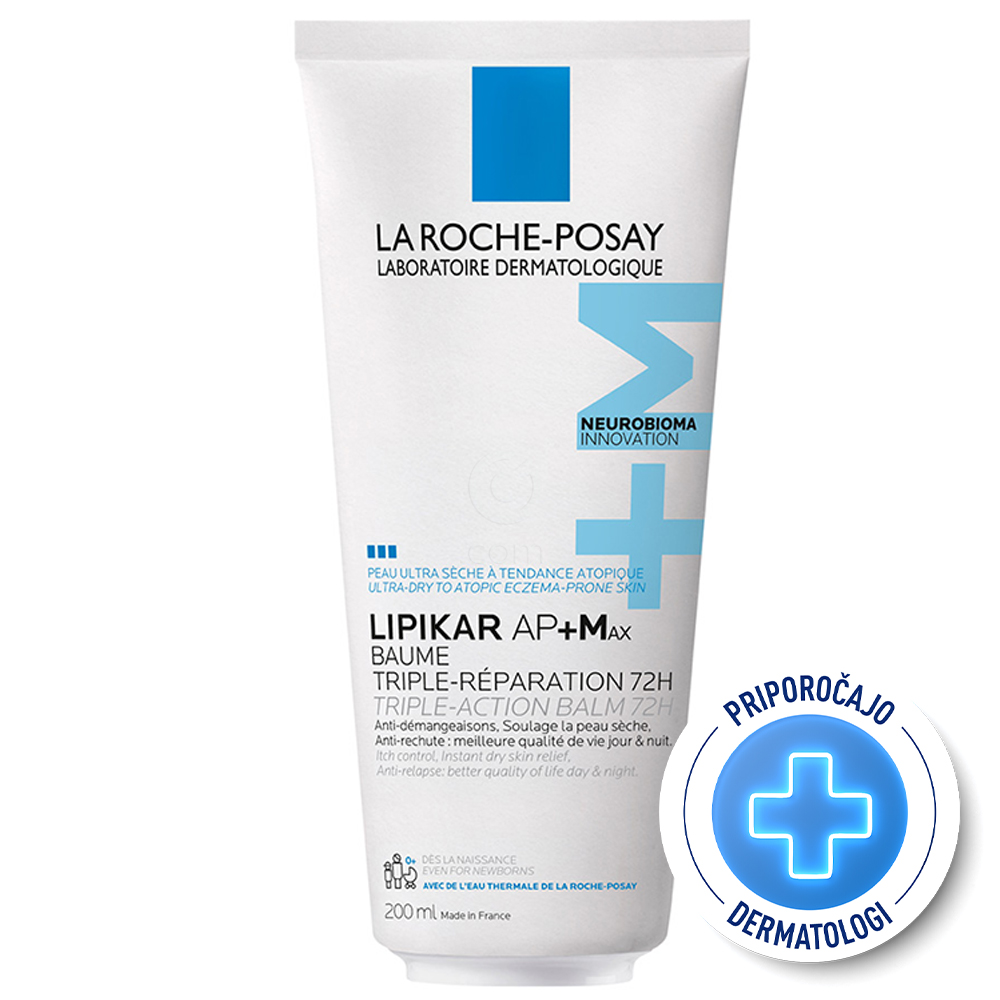 LRP Lipikar AP+Max, balzam s trojnim delovanjem (200 ml)
