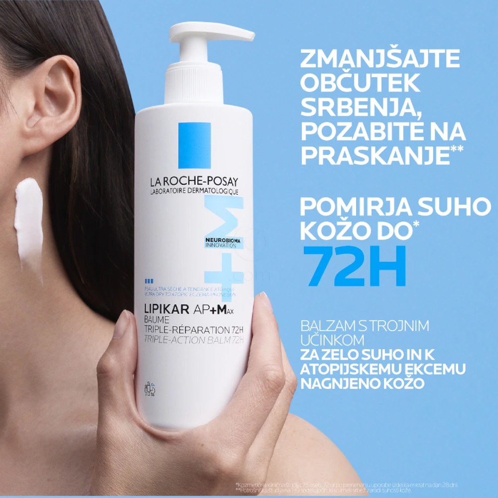 LRP Lipikar AP+M MAX, balzam s trojnim delovanjem (400 ml)