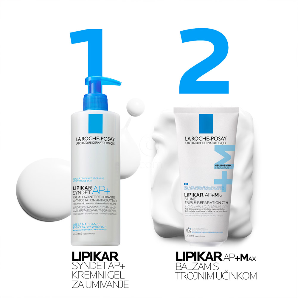 LRP Lipikar AP+Max, balzam s trojnim delovanjem (200 ml)