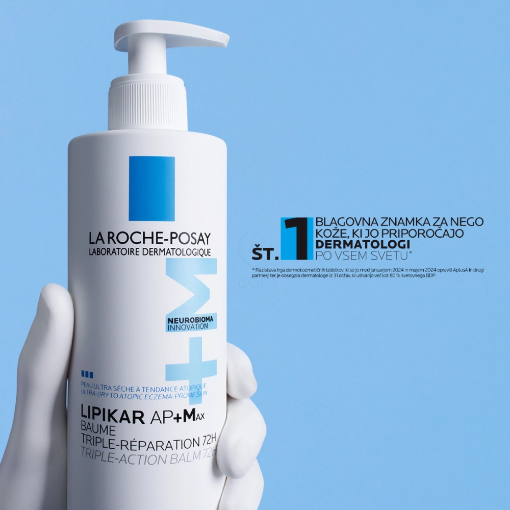 LRP Lipikar AP+M MAX, balzam s trojnim delovanjem (400 ml)