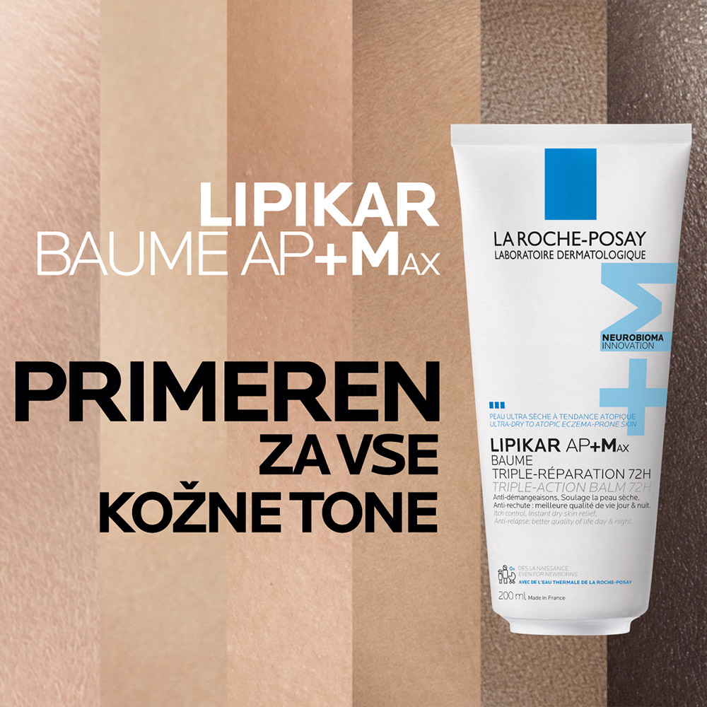LRP Lipikar AP+Max, balzam s trojnim delovanjem (200 ml)