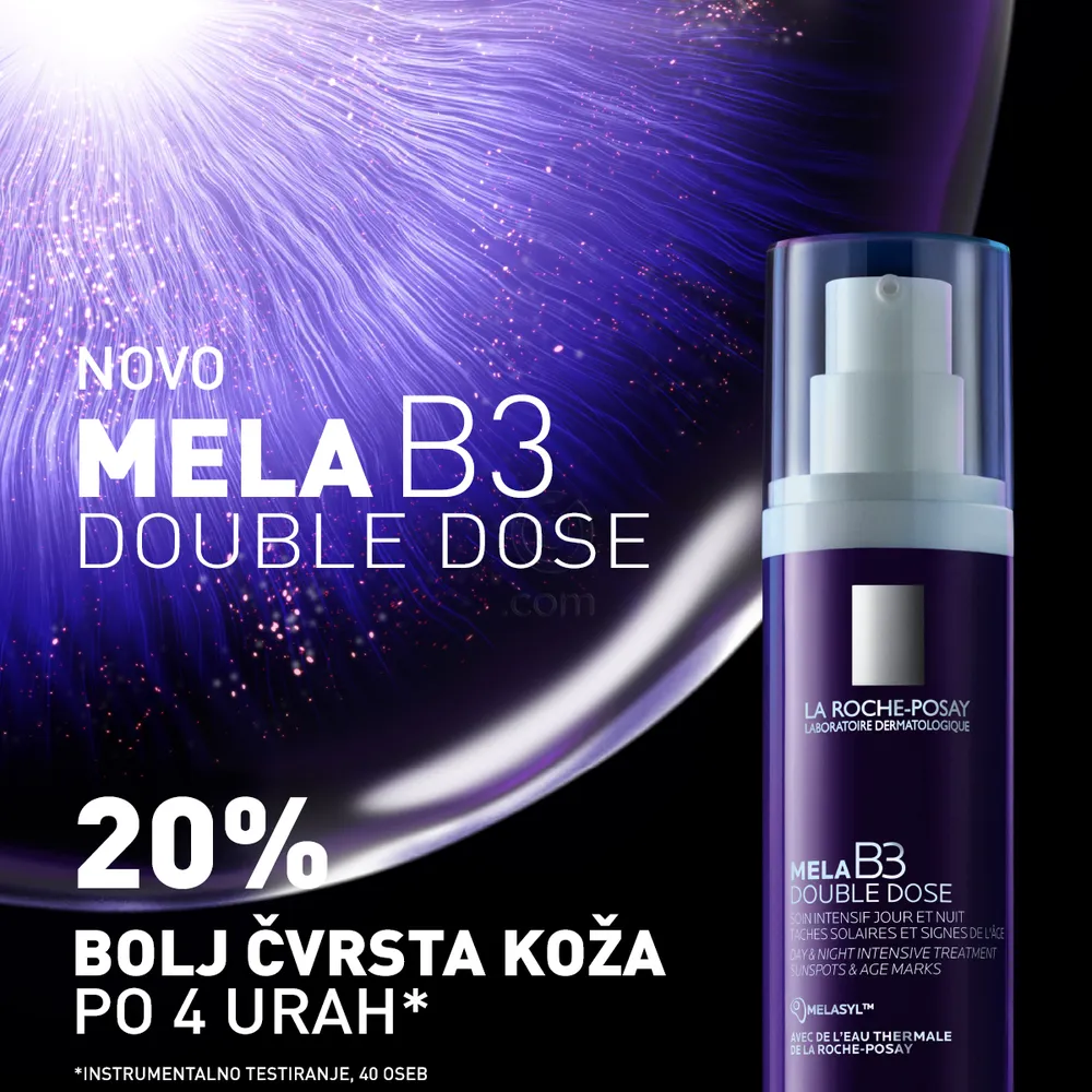 LRP Mela B3 Double Dose, intenzivna nega proti lisam zaradi sonca in znakom staranja (40 ml)