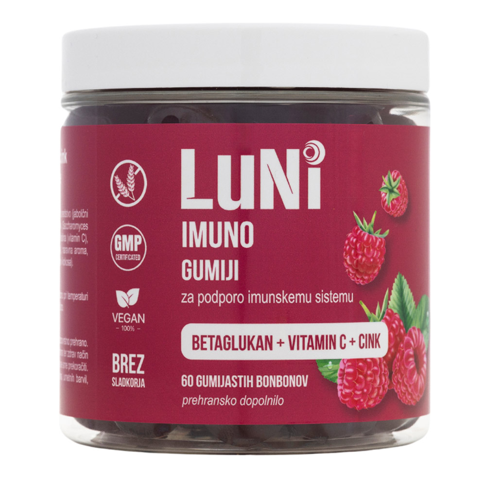 Luni Imuno, gumiji za odrasle (60 bonbonov)