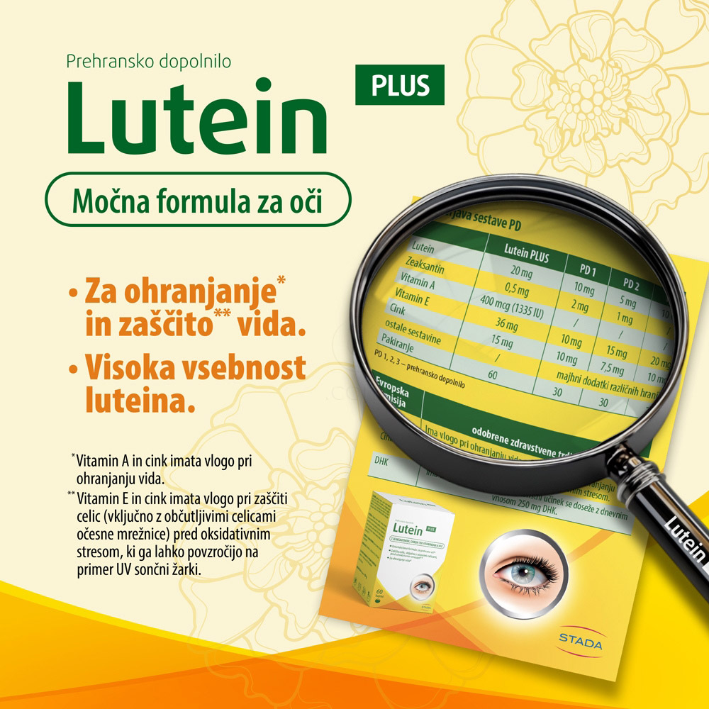 Lutein Plus, mehke kapsule (60 kapsul)