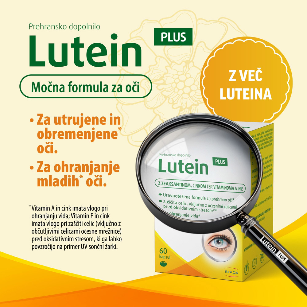 Lutein Plus, mehke kapsule (60 kapsul)