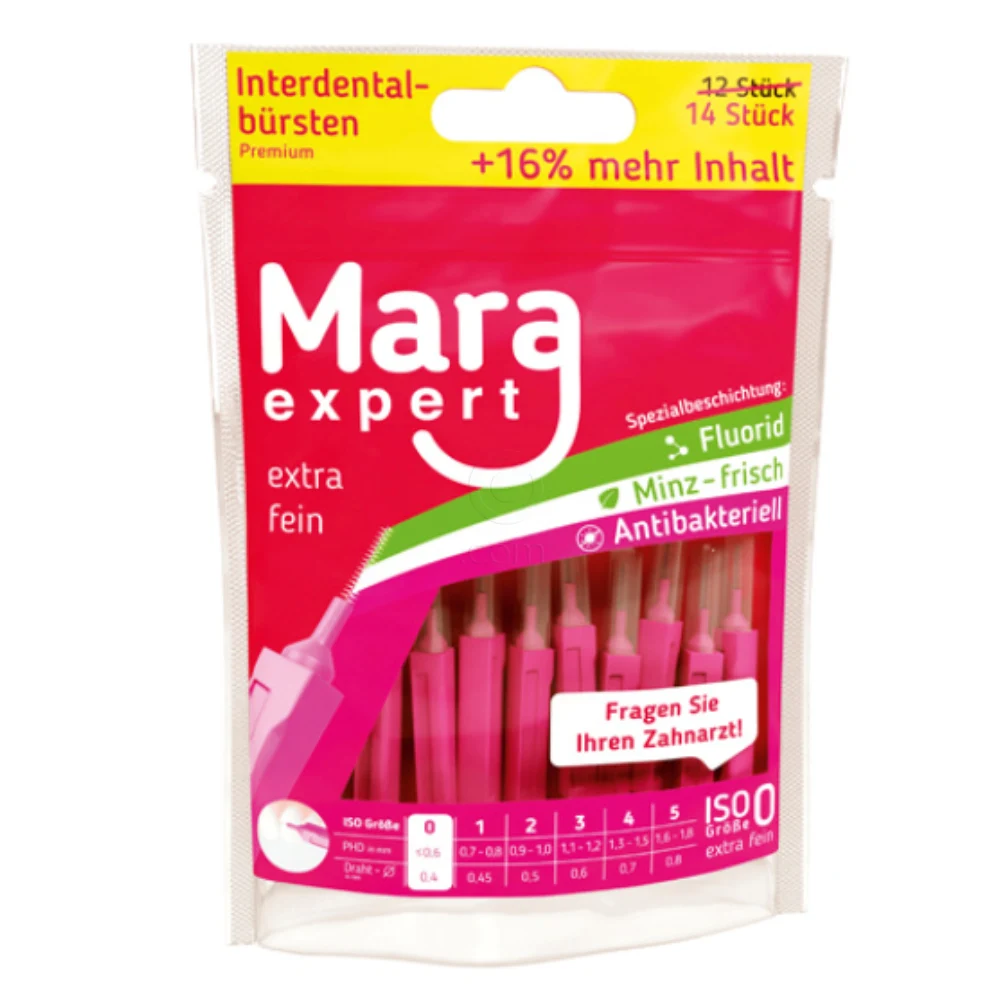 Mara Expert Premium, interdentalna ščetka - velikost ISO 0 (14 ščetk)