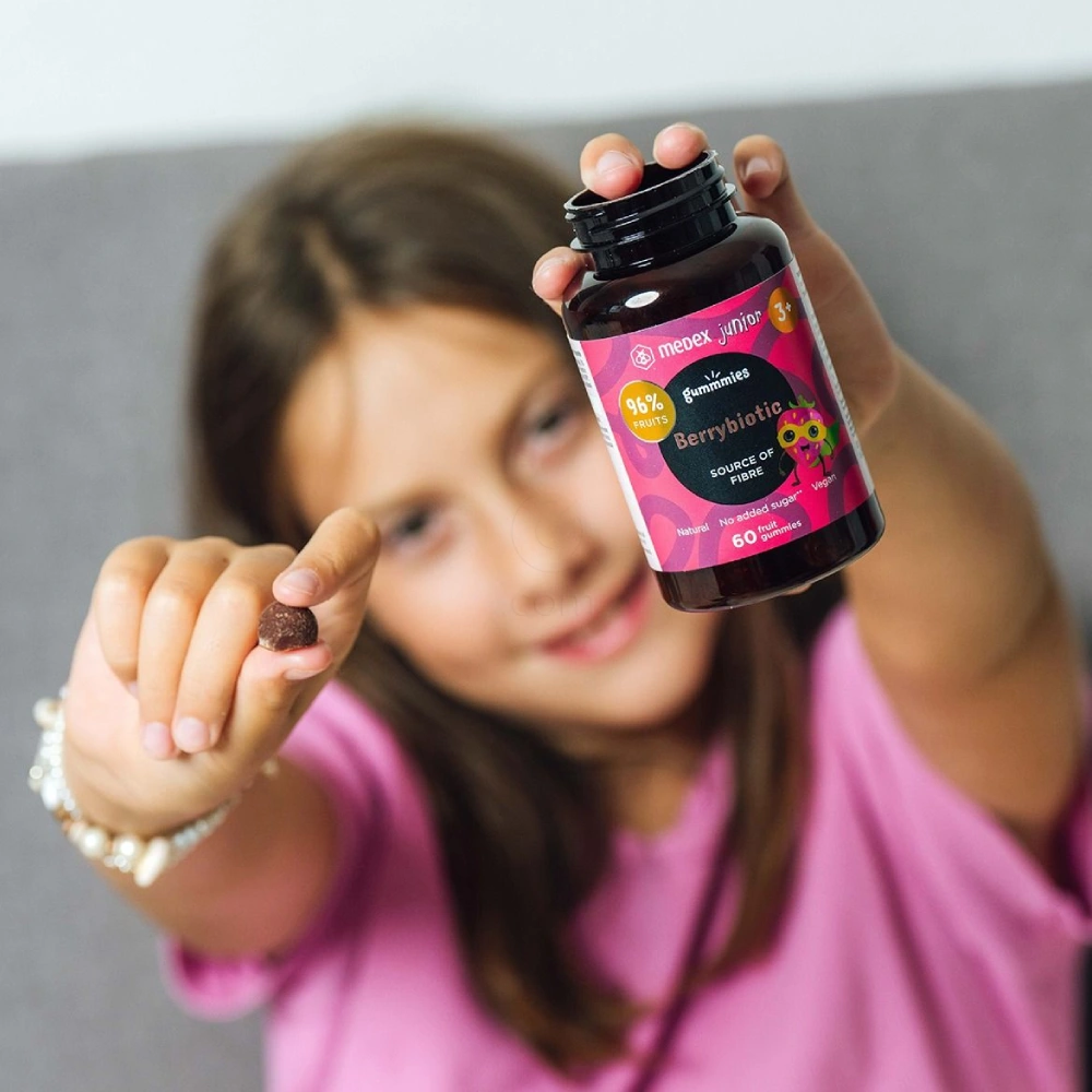 Medex, Funkcionalni sadni bonboni Berrybiotic Junior (60 bonbonov)