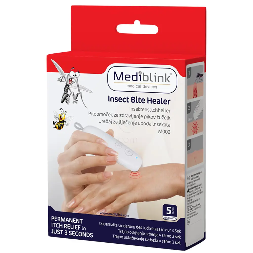 Mediblink M002, pripomoček za zdravljenje pikov žuželk (1 kos)