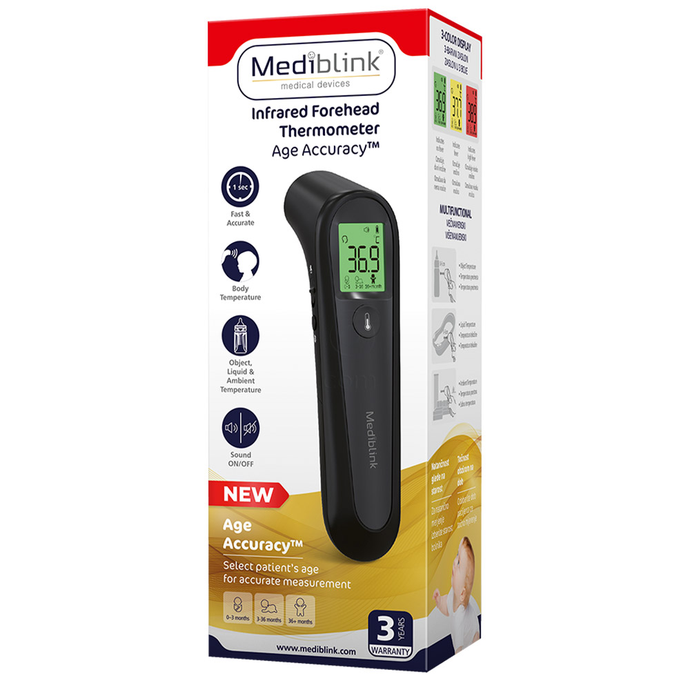 Mediblink M330 Age Accuracy, infrardeči čelni termometer (1 komplet)