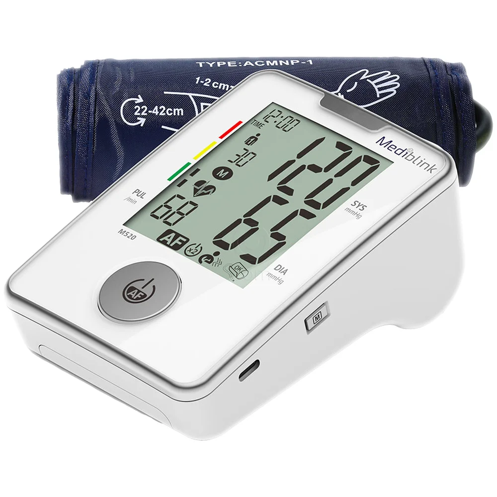 Mediblink M520 AFib, merilnik krvnega tlaka (1 komplet)