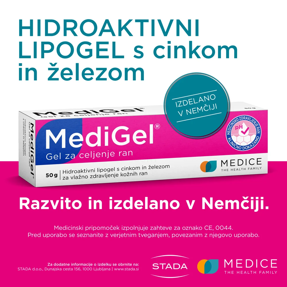 MediGel, gel za celjenje ran (50 g)
