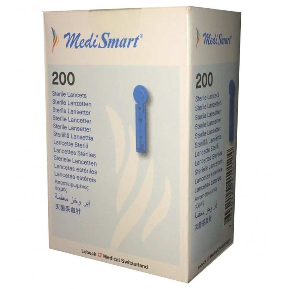 Medismart, sterilne lancete (200 lancet)