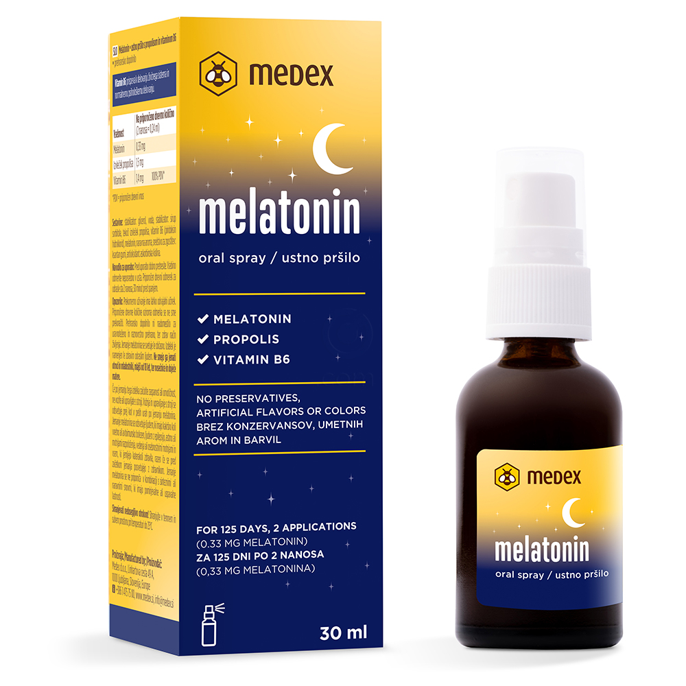 Melatonin Medex, ustno pršilo (30 ml)
