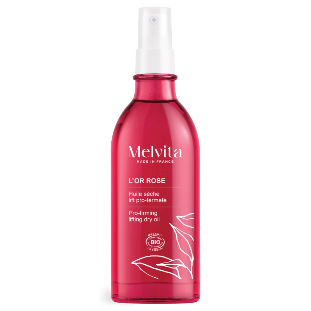 Melvita L'Or Rose, učvrščevalno suho olje za lifting telesa (100 ml)
