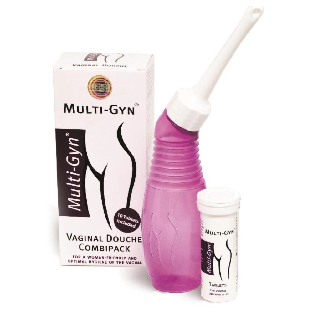 Multi-Gyn, vaginalna prha in šumeče tablete za intimno higieno (1 prha + 10 šumečih tablet)